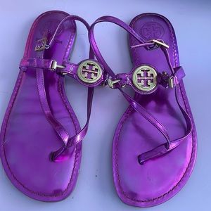 Tory Burch metallic sandals size 7